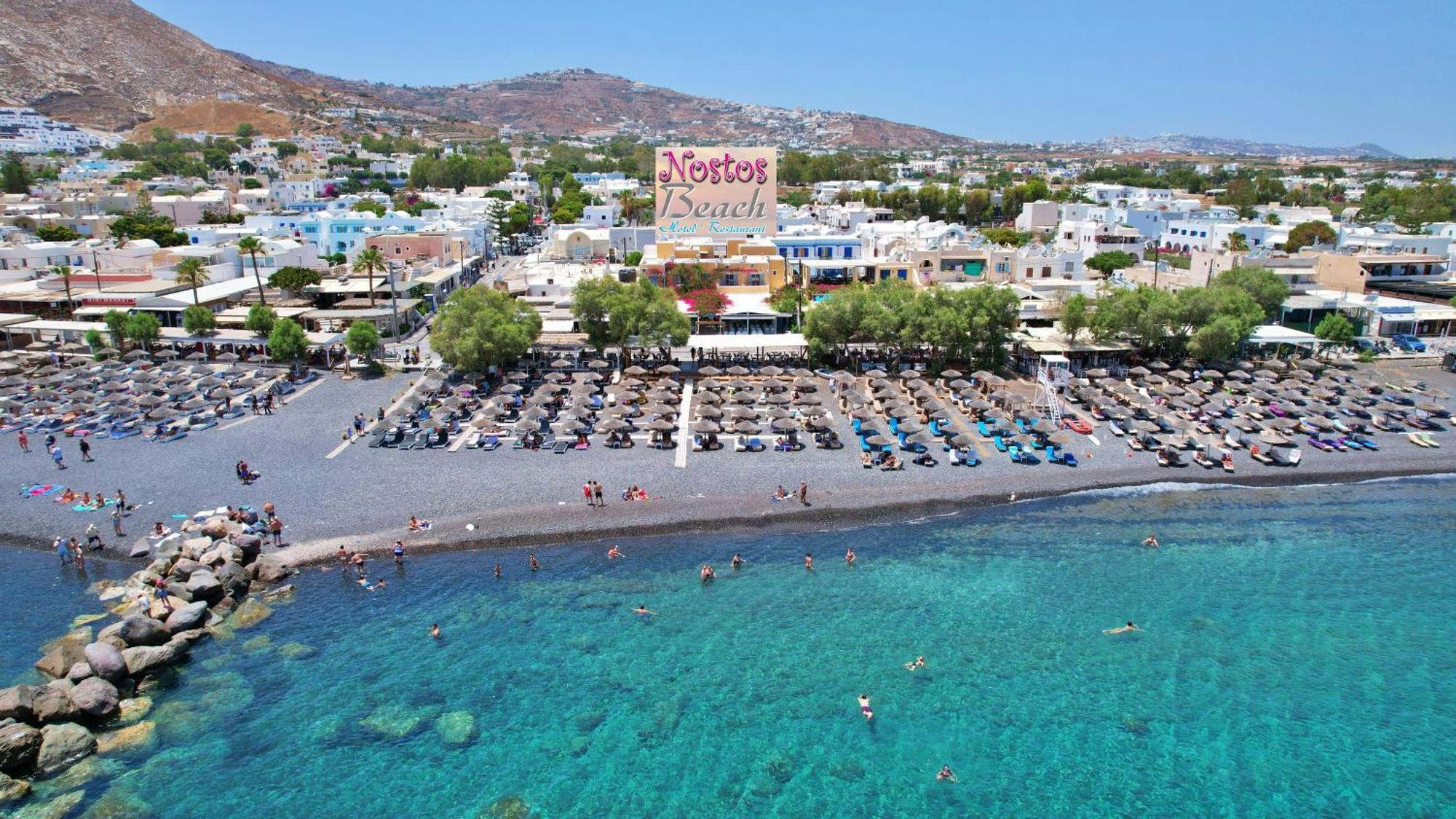 Nostos Beach (Adults Only) Kamari  Ngoại thất bức ảnh