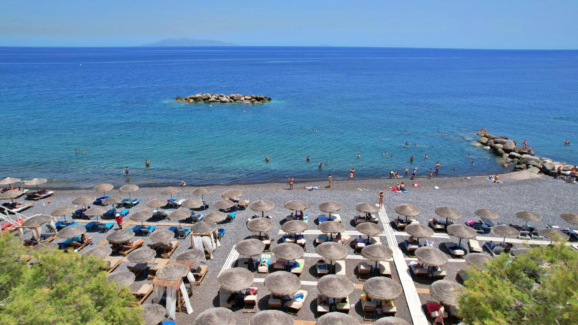 Nostos Beach (Adults Only) Kamari  Ngoại thất bức ảnh